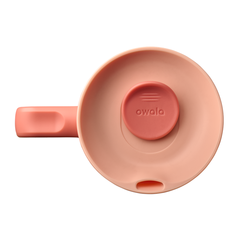 SmoothSip® Slider with Handle - Peach of Mind / 24oz / Stainless Steel