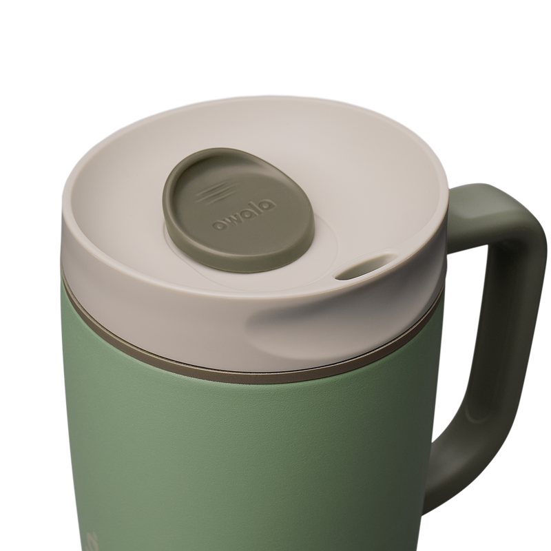 SmoothSip® Slider with Handle - Green House / 12oz / Ceramic