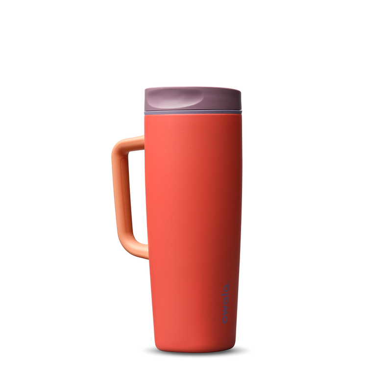 SmoothSip® Slider with Handle - Terracotta Sunset / 24oz / Stainless Steel
