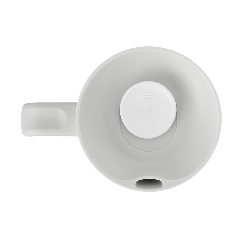 SmoothSip® Slider with Handle - Shy Marshmallow / 24oz / Stainless Steel