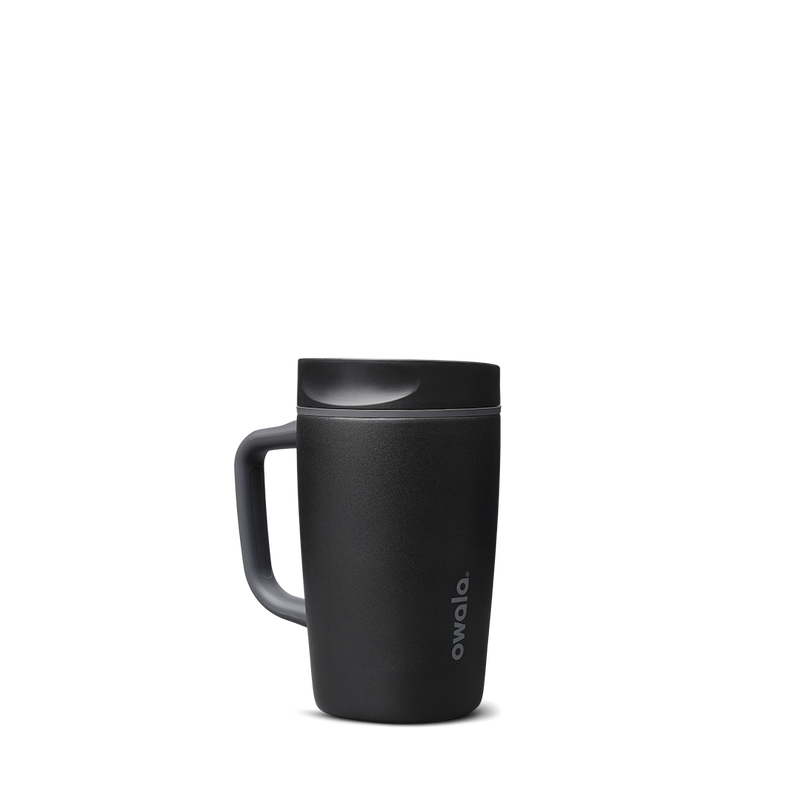 SmoothSip® Slider with Handle - Very, Very Dark / 12oz / Ceramic