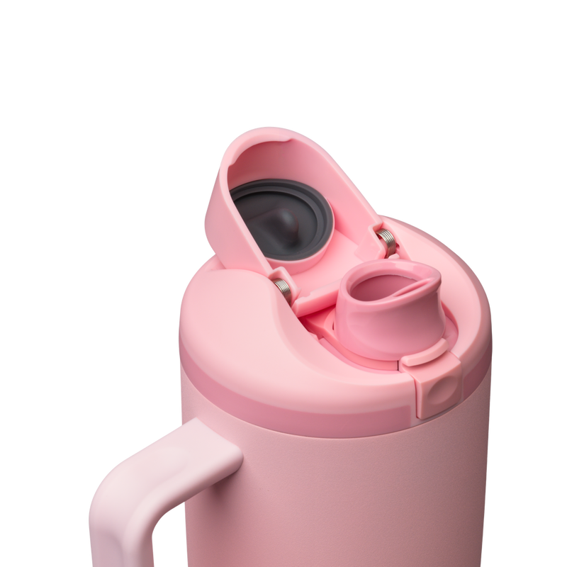 FreeSip® Tumbler - 40oz / Rose Quartz / Stainless Steel
