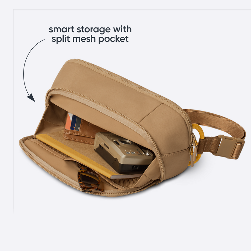 The All-Day Crossbody - Smooth Weave / Sahara