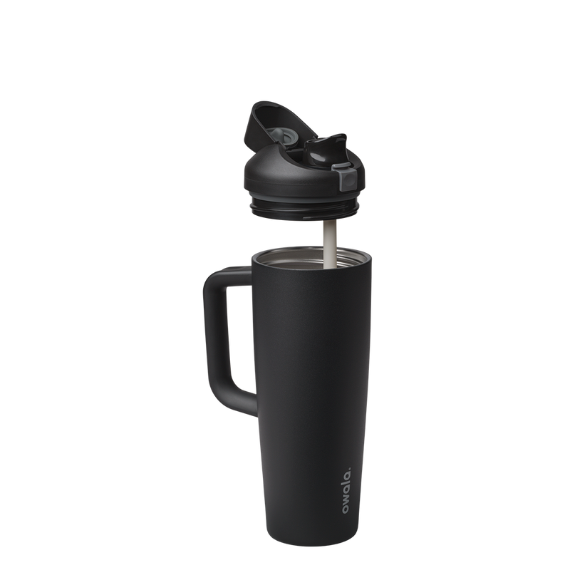 FreeSip® Tumbler - 30oz / Very Very Dark / Stainless Steel