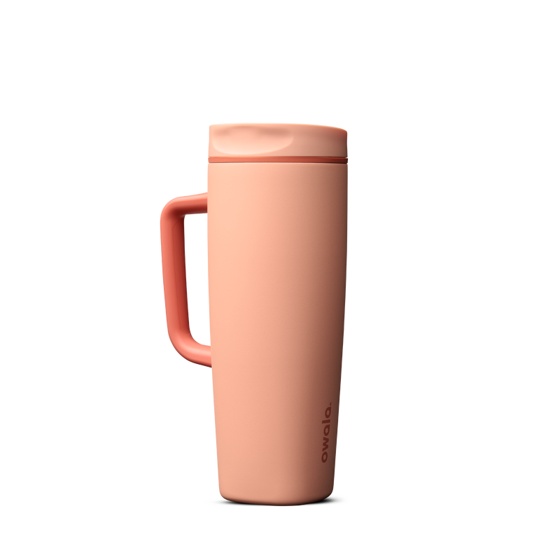 SmoothSip® Slider with Handle - Peach of Mind / 24oz / Stainless Steel