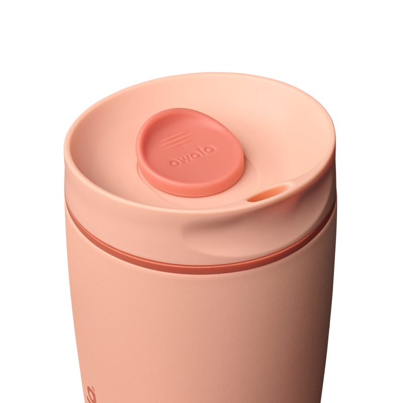 SmoothSip® Slider - Peach of Mind / 12oz / Stainless Steel