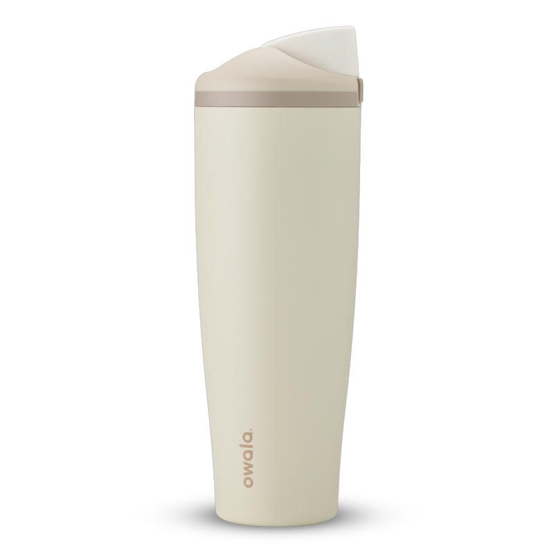 FreeSip® Tumbler - 40oz / Lightly Toasted / Stainless Steel