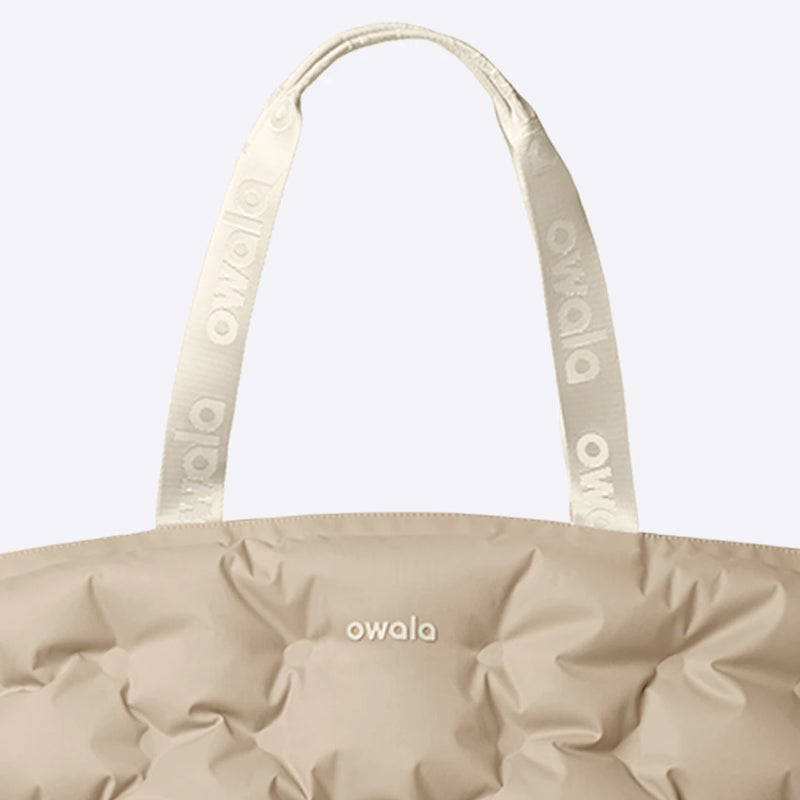 The Cloud Insulated Tote - Polyester / Beige Babe