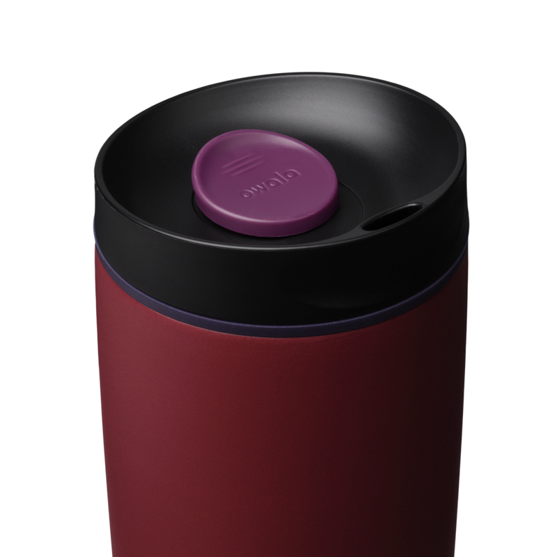 SmoothSip® Slider - Burgundy Bay / 20oz / Stainless Steel