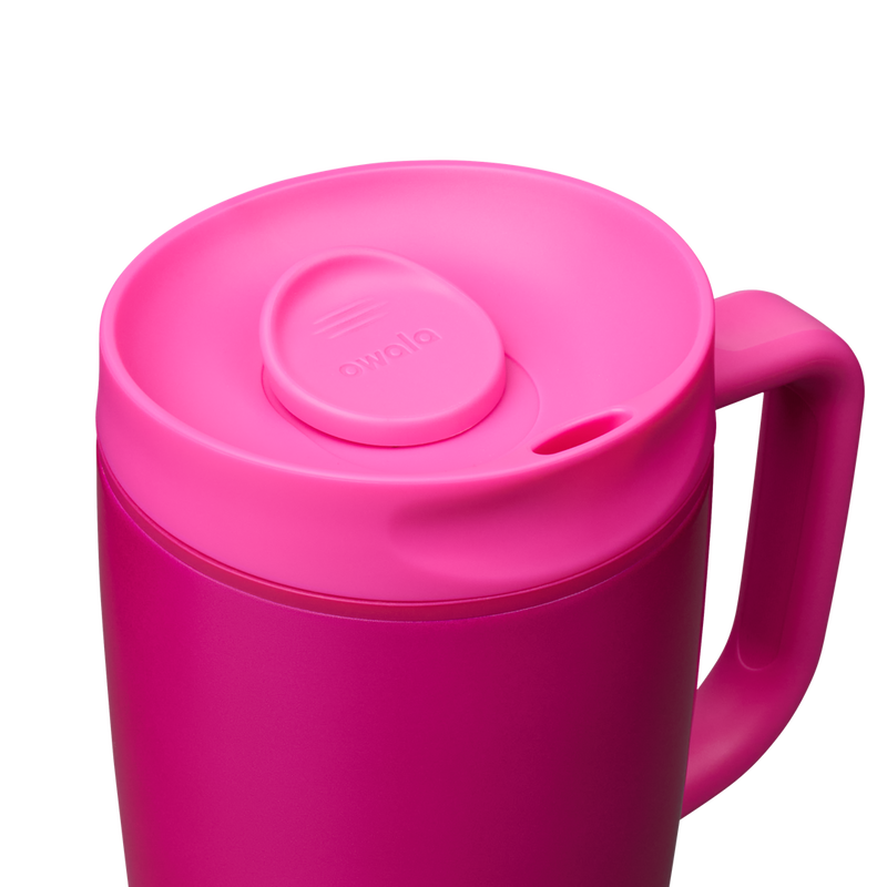 SmoothSip® Slider with Handle - Read My Lips / 12oz / Stainless Steel