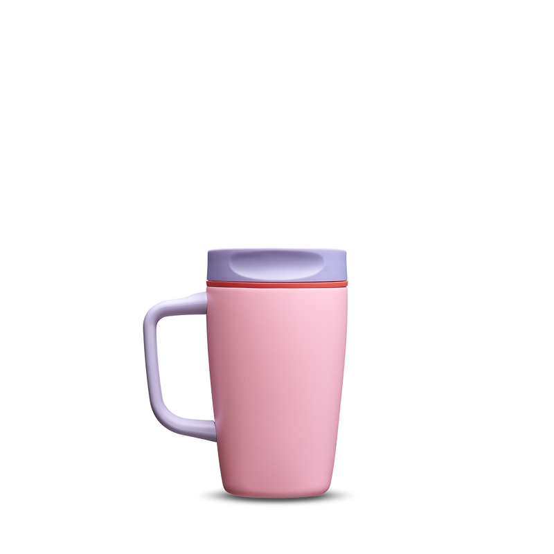 SmoothSip® Slider with Handle - Sugar High / 12oz / Stainless Steel