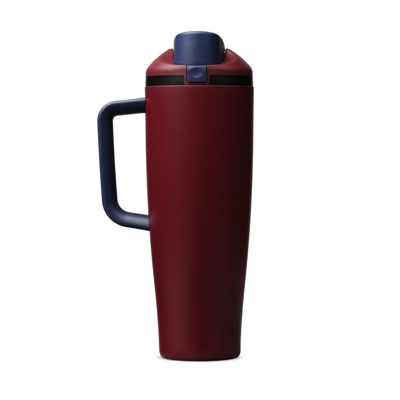 FreeSip® Tumbler - 40oz / Burgundy Bay / Stainless Steel