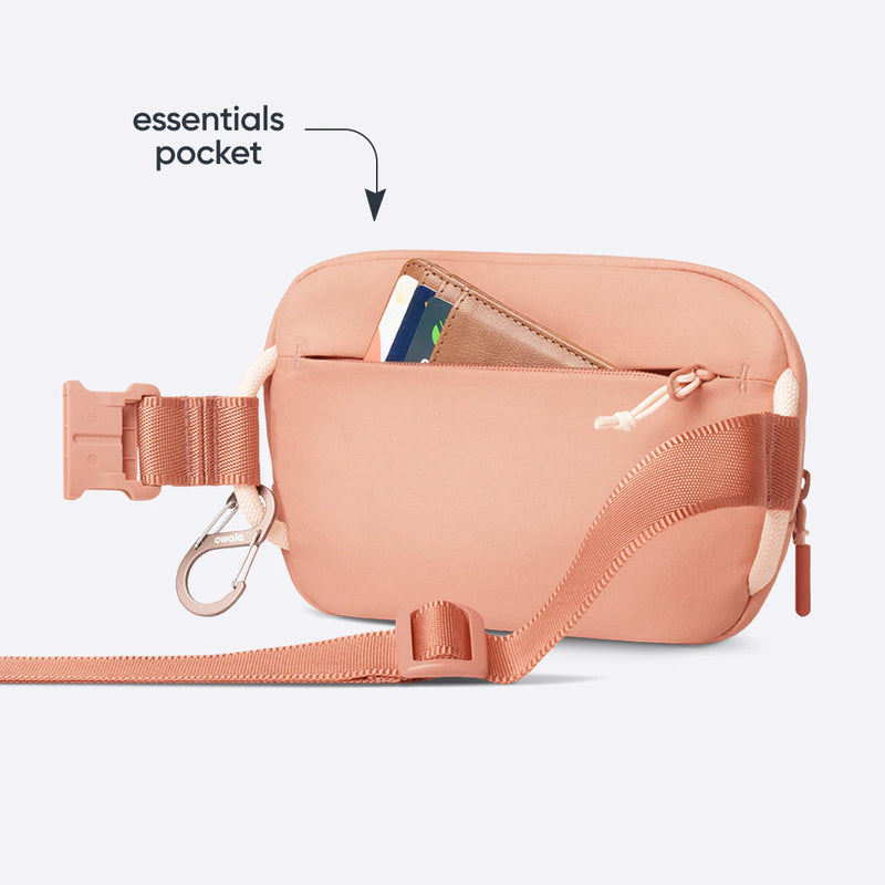 The Daily Crossbody - Smooth Weave / Rosewood