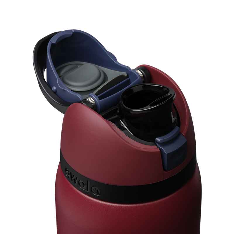 FreeSip® - Burgundy Bay / Stainless Steel / 32oz