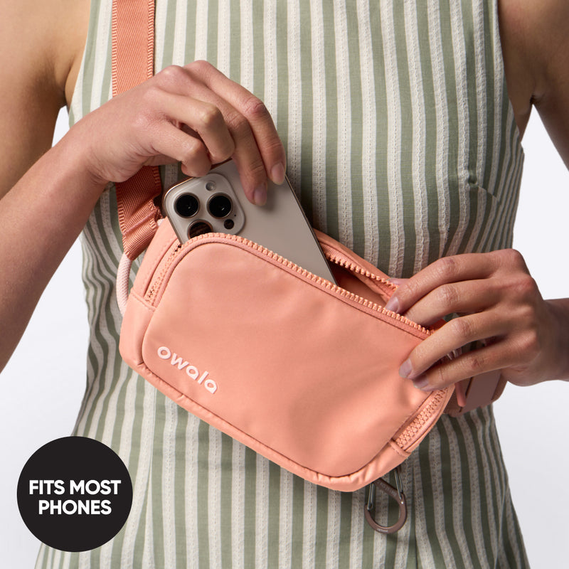 The Daily Crossbody - Smooth Weave / Rosewood