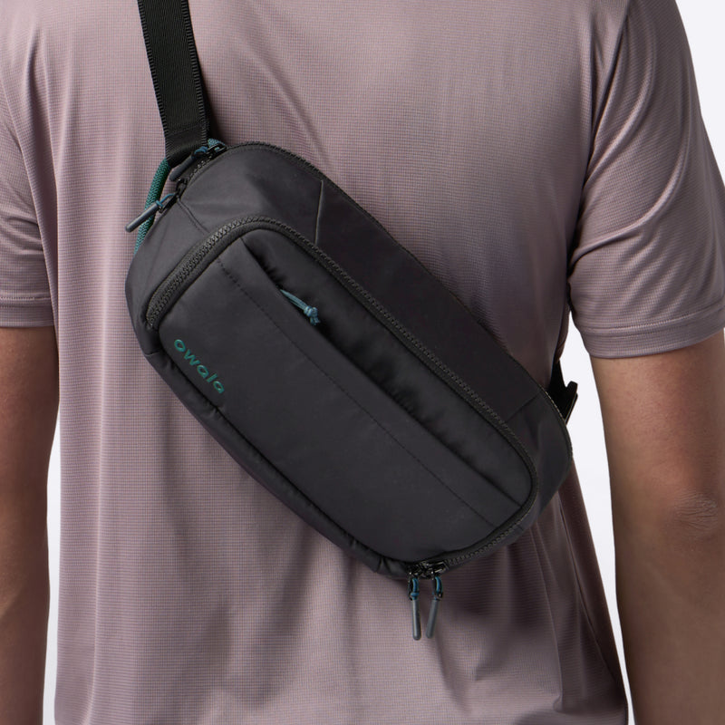 The All-Day Crossbody - Smooth Weave / Night Mode