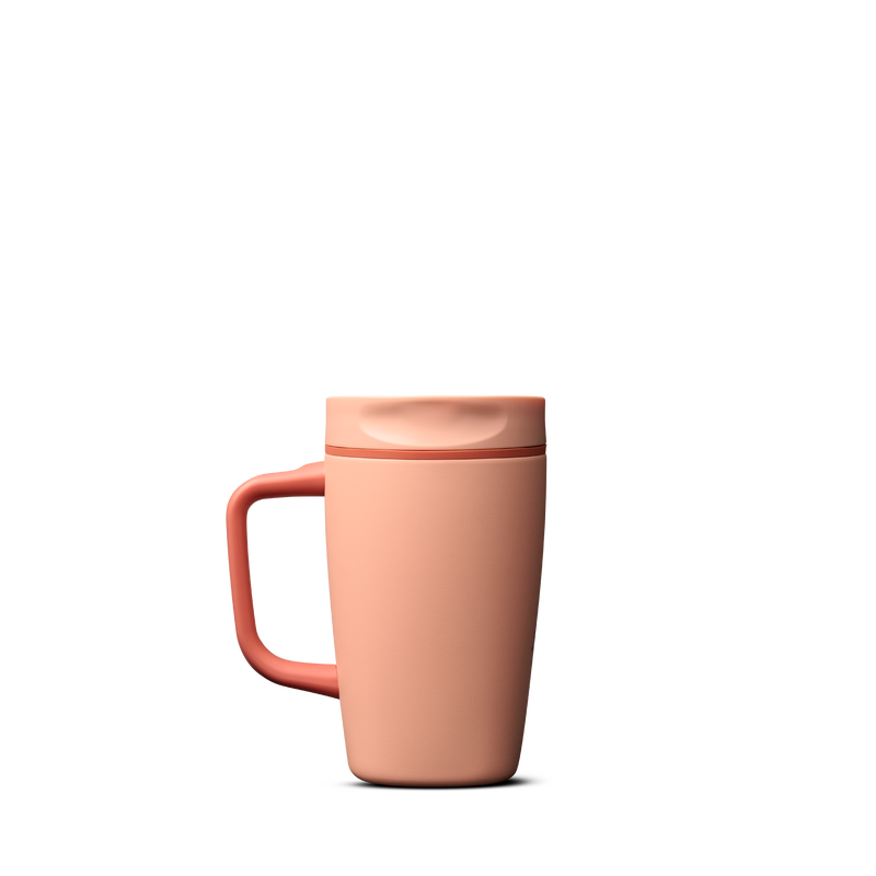 SmoothSip® Slider with Handle - Peach of Mind / 12oz / Stainless Steel