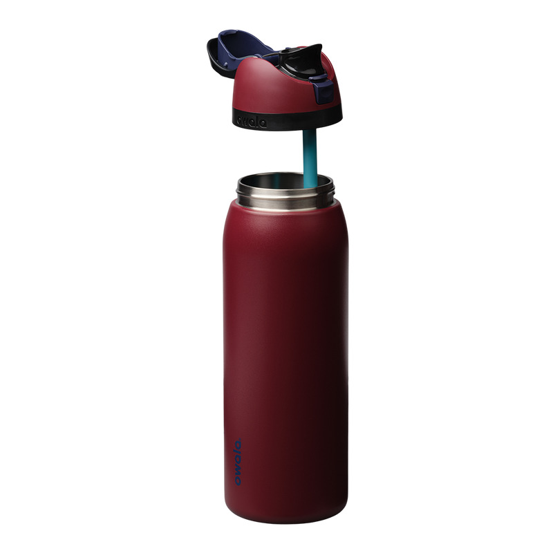 FreeSip® - Burgundy Bay / Stainless Steel / 40oz