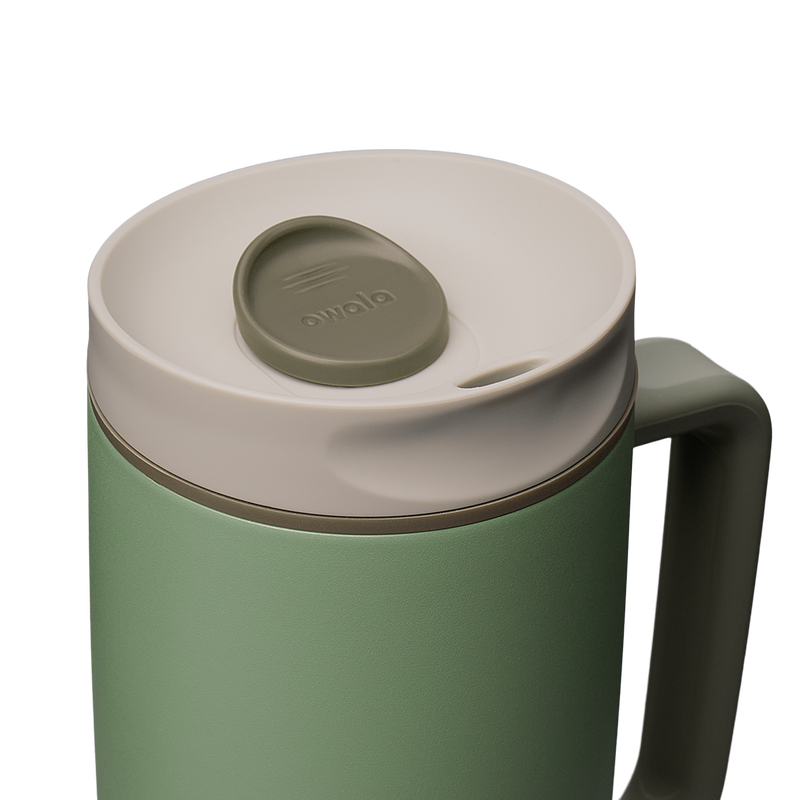 SmoothSip® Slider with Handle - Green House / 24oz / Ceramic