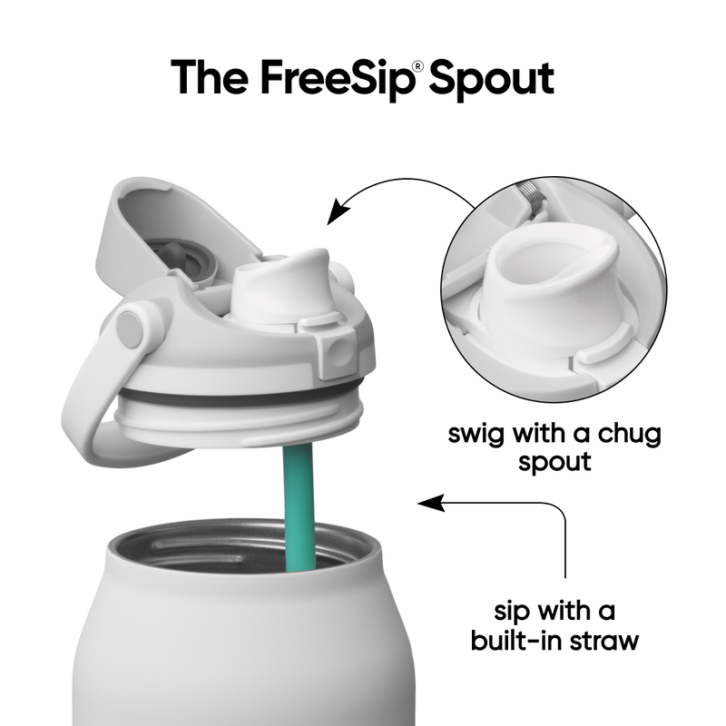 FreeSip® Sway - 64oz / Shy Marshmallow / Stainless steel