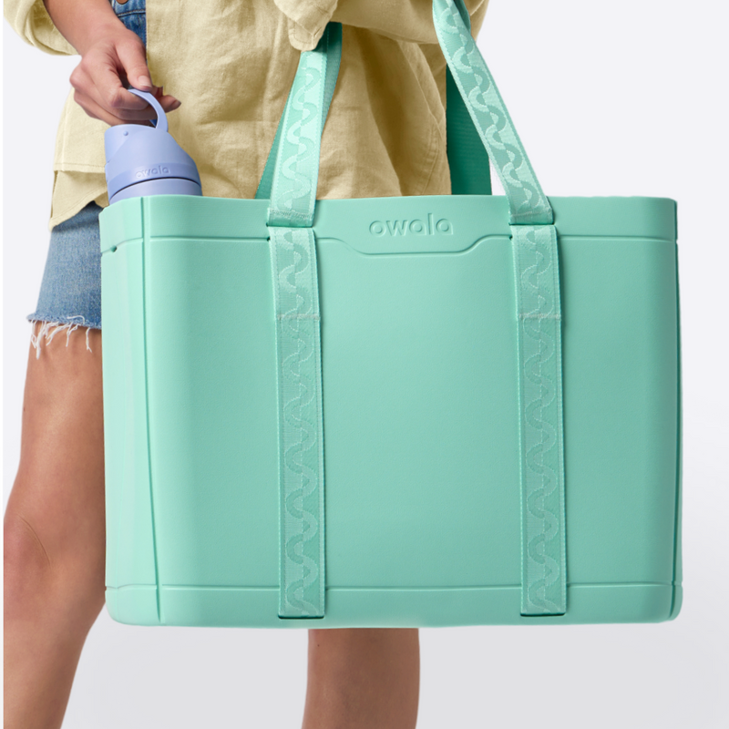 The Sun-Day Collapsible Tote - Malibu Mist / Collapsible