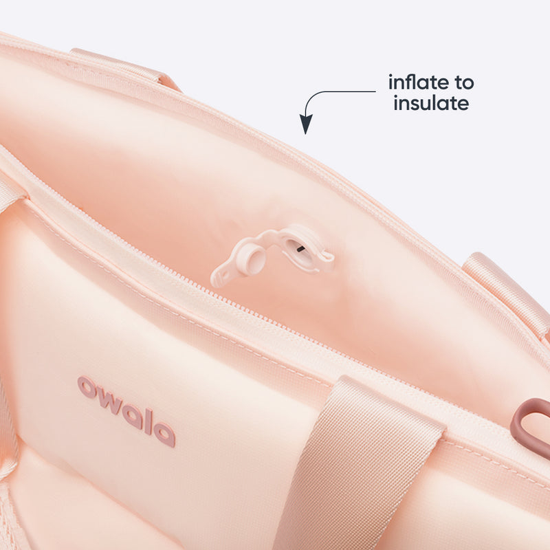 The Puffer Mini Insulated Tote - Polyester / Cloud Kiss