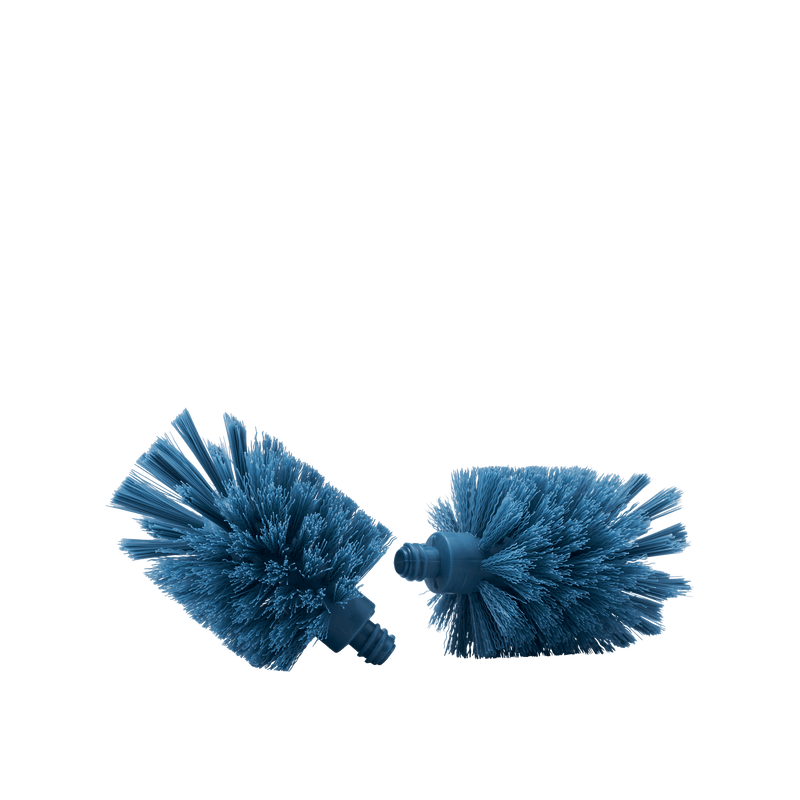 2-in-1 Bottle Brush - Replacement Brush Heads / Blue