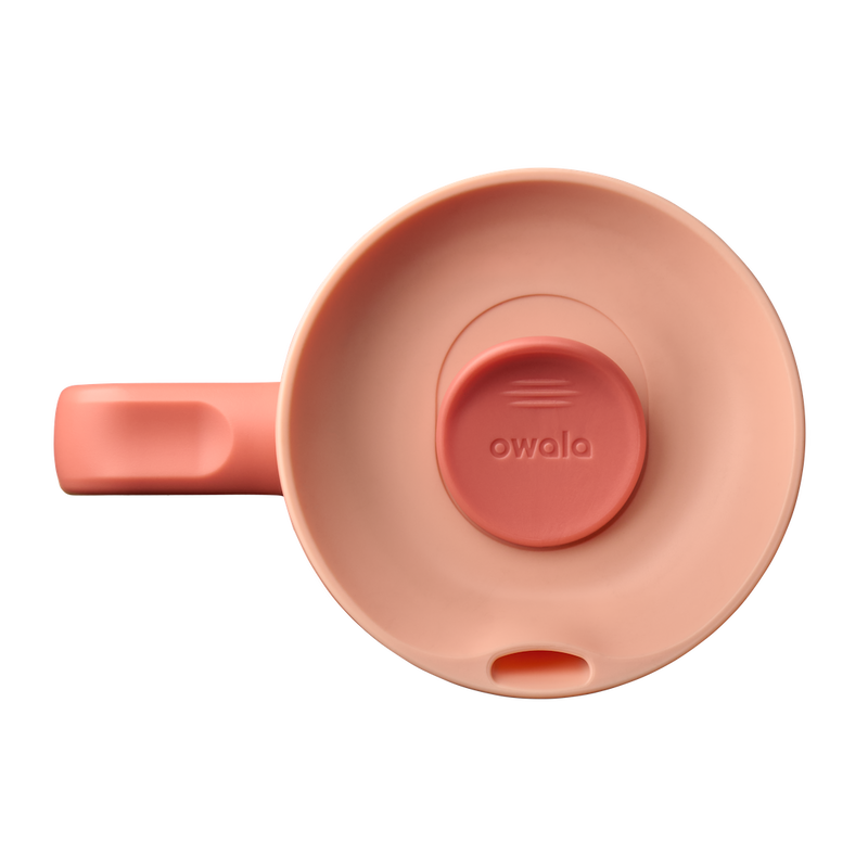 SmoothSip® Slider with Handle - Peach of Mind / 12oz / Stainless Steel